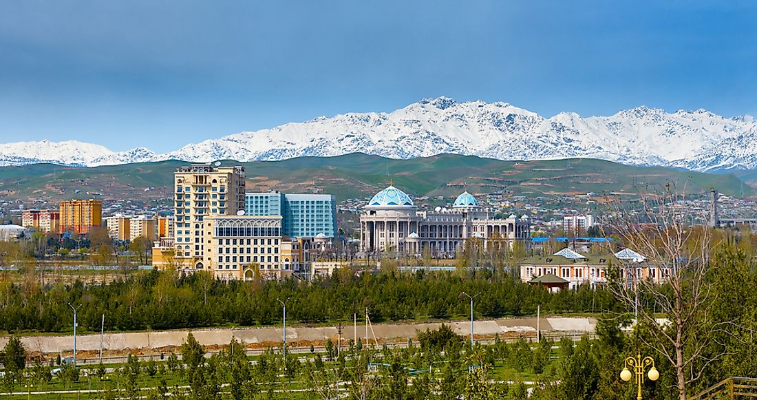 Dushanbe has seen rapid population growth over the past twenty years. Editorial credit: Truba7113 / Shutterstock.com