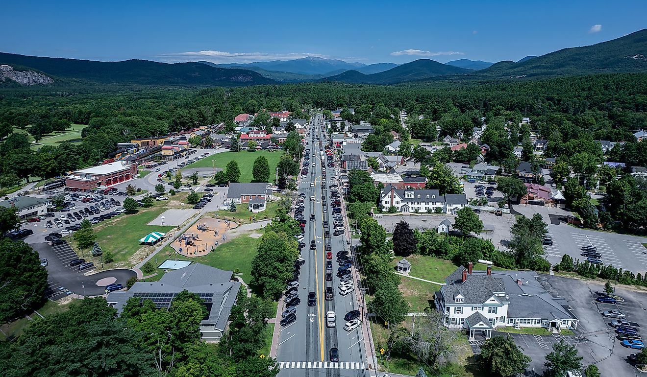 North Conway, New Hampshire, in the White Mountains.