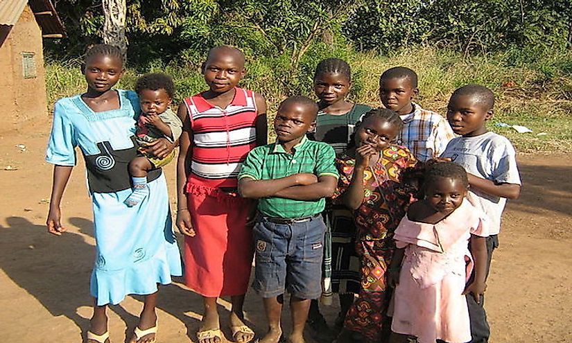 Children in Yambio, Western Equatoria, South Sudan