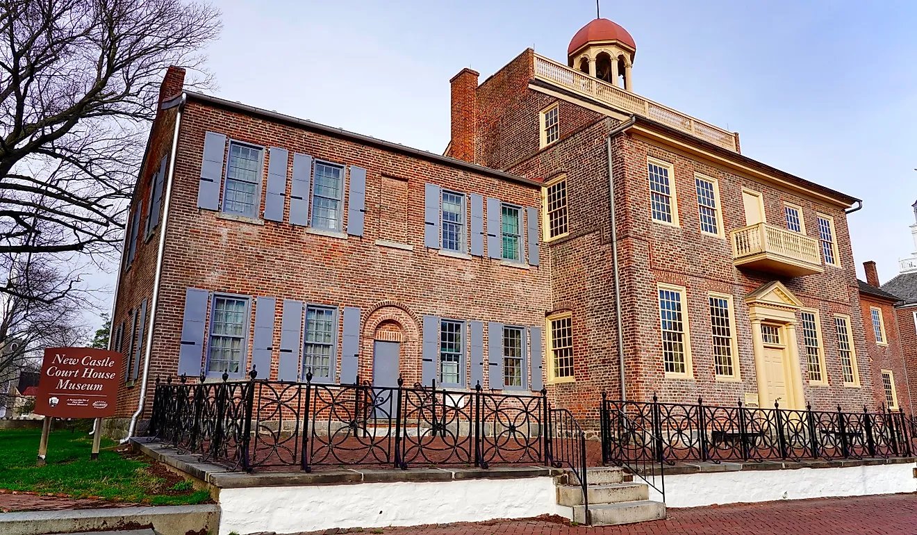 The centuries-old New Castle County Courthouse. Editorial credit: George Wirt / Shutterstock.com