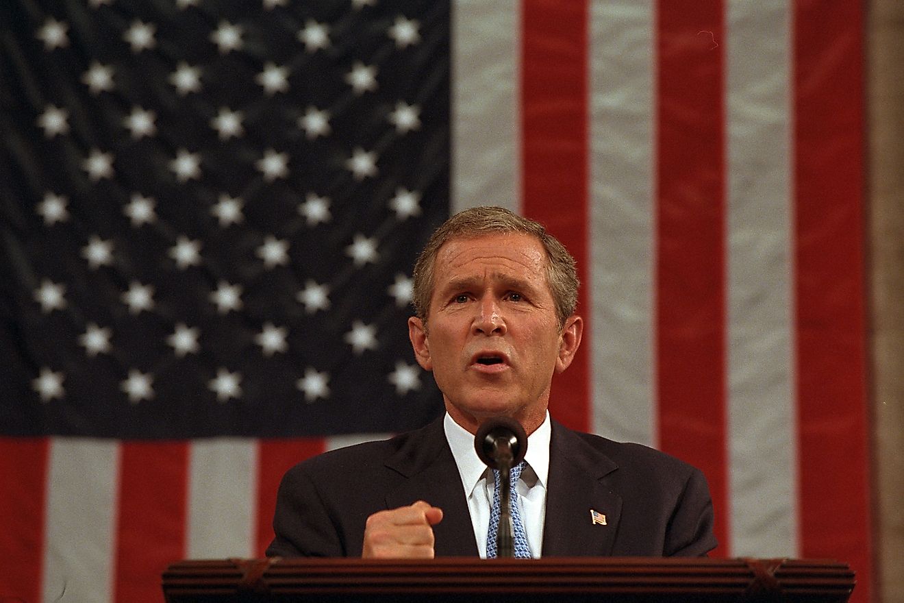 President George W. Bush Addresses Joint Session of Congress, 09/20/2001. Image credit: The U.S. National Archives/Flickr.com