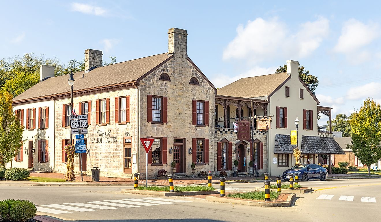 The Old Talbott Tavern in Bardstown, Kentucky.