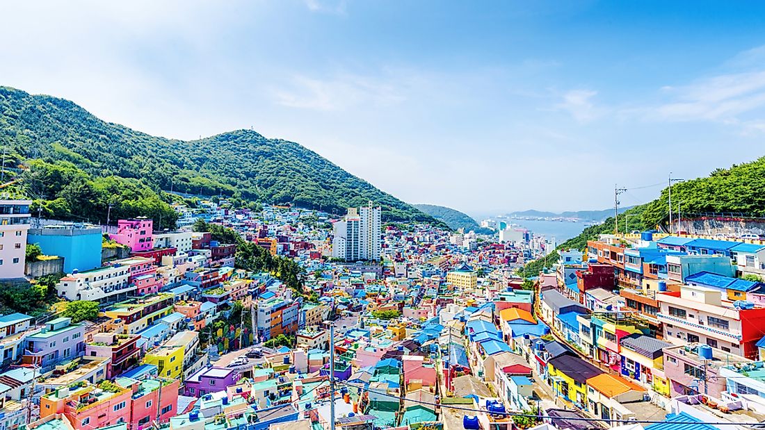 Gamcheon, an area of Busan, South Korea. 