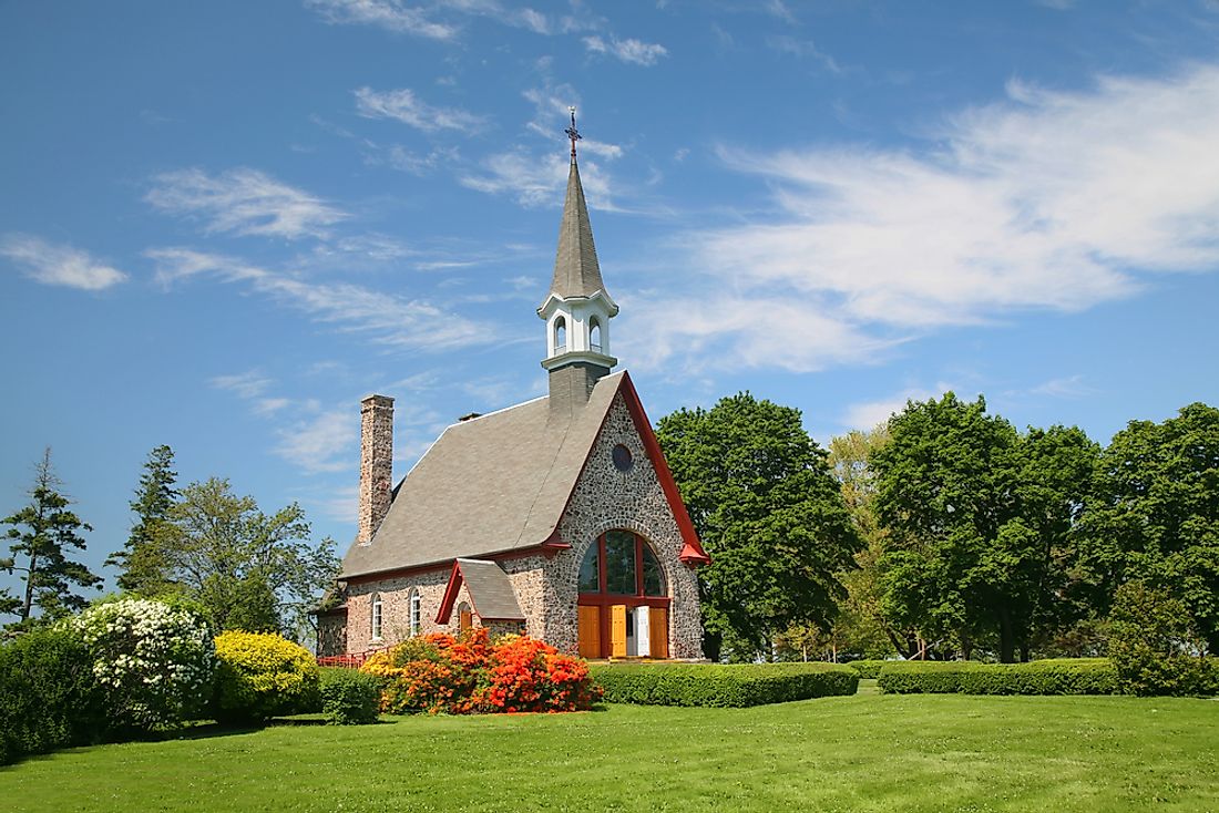 Grand Pré memorial church. 