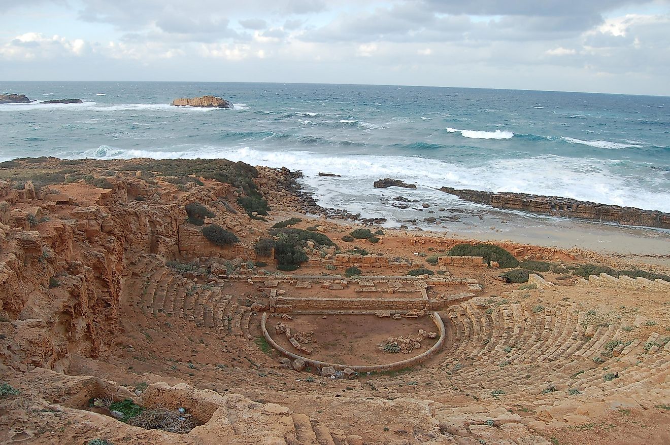 An ancient archeological site along the shores of the Gulf of Sidra.