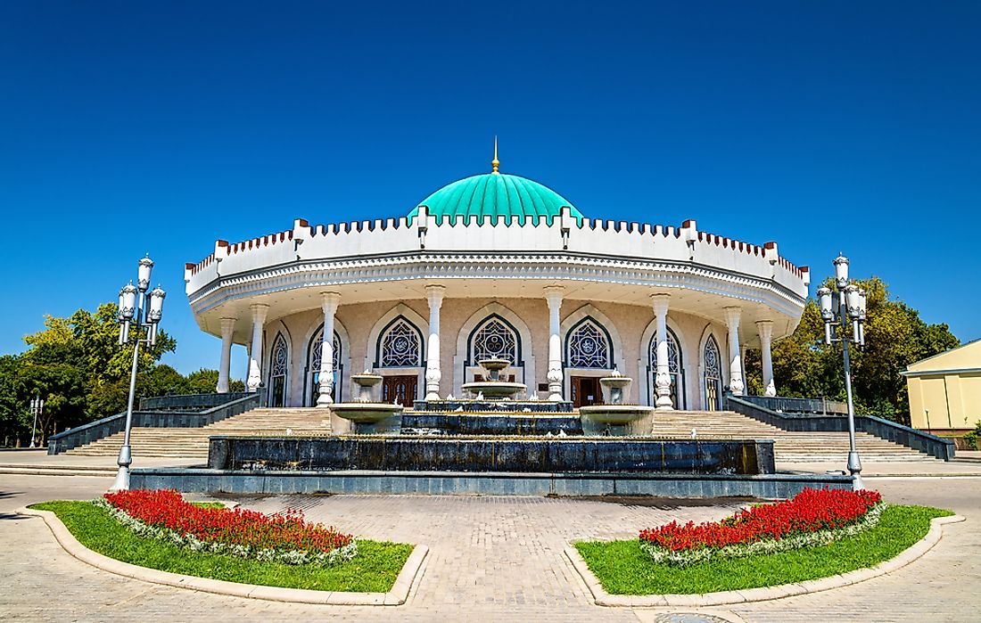 Amir Timur museum in Tashkent. 
