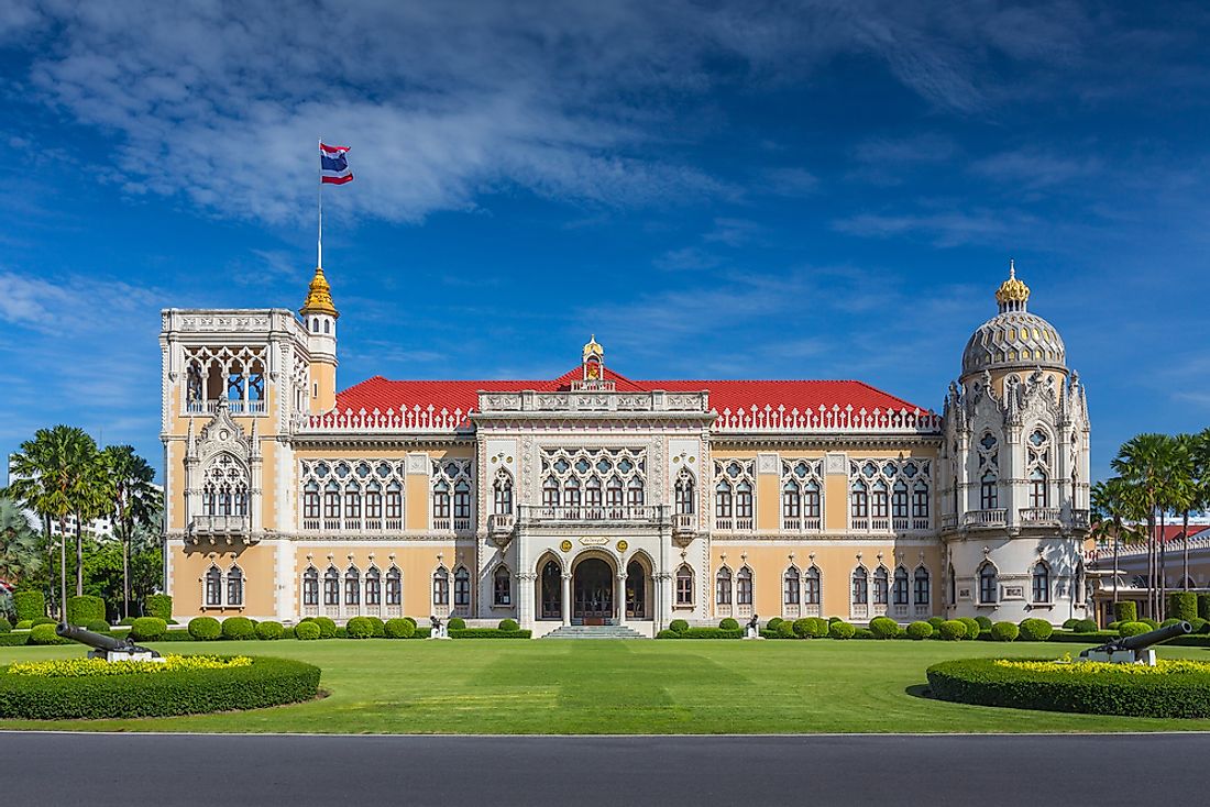 The parliament house of Thailand. 