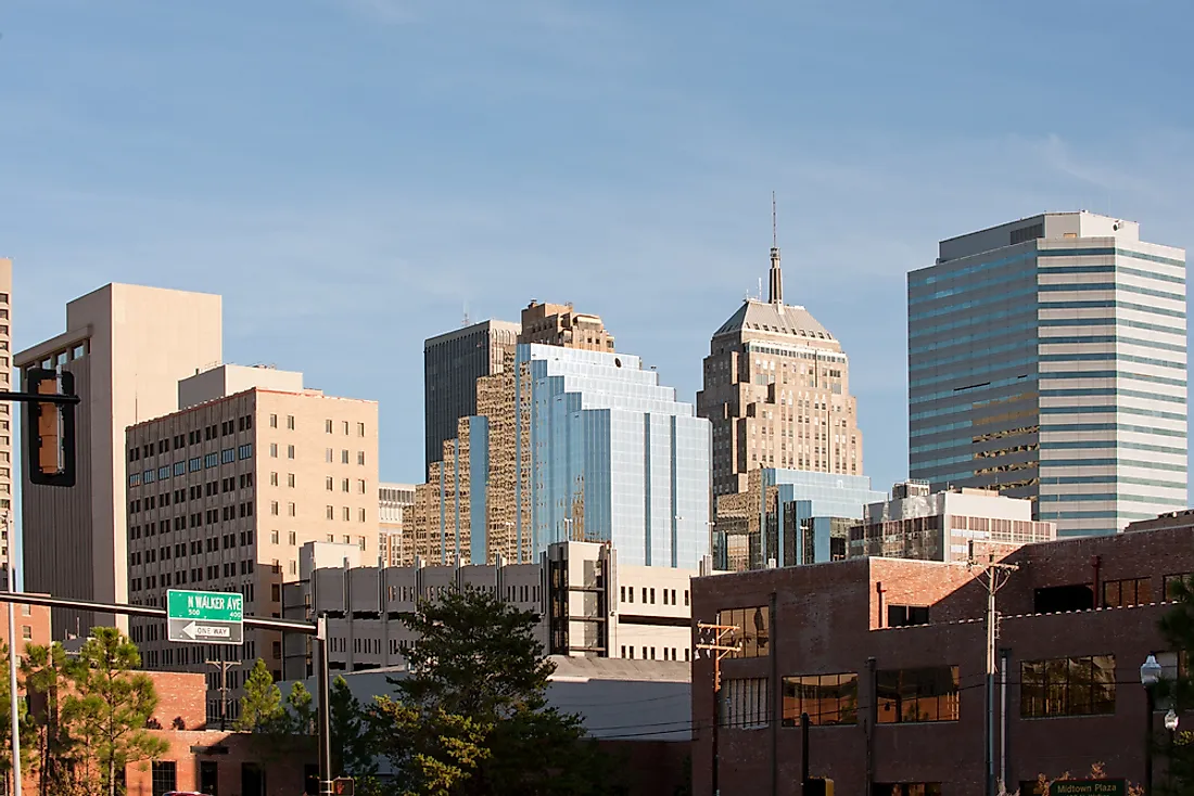 Oklahoma City, the capital of Oklahoma. 