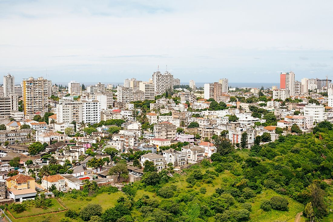 Maputo, the capital of Mozambique. 