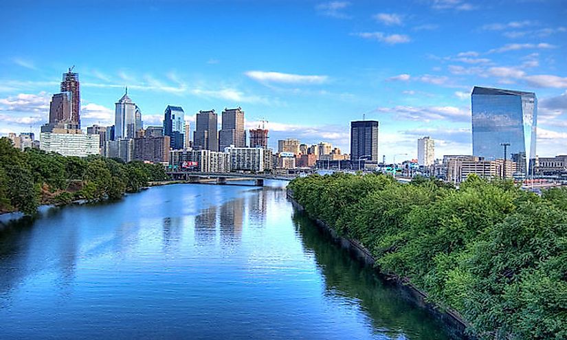 About 40% of the water used in Philadelphia, US, comes from the Schuylkill River.