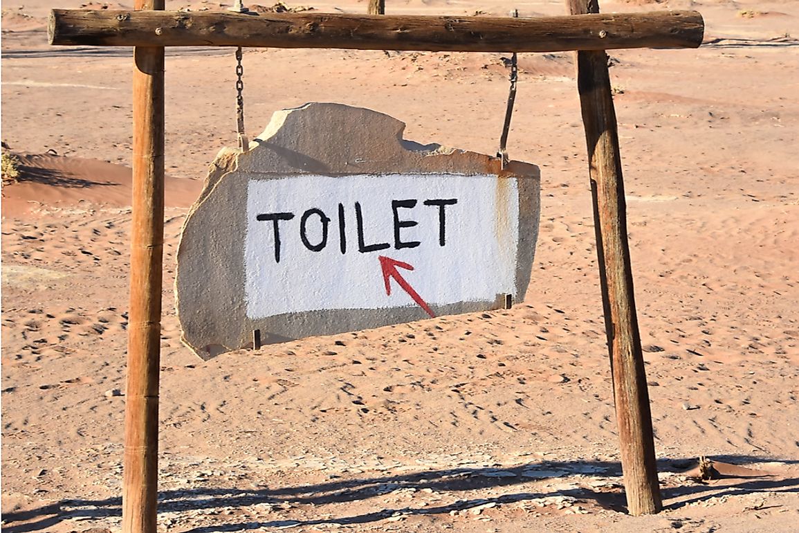 Only 68% of the world population has access to proper toilets.