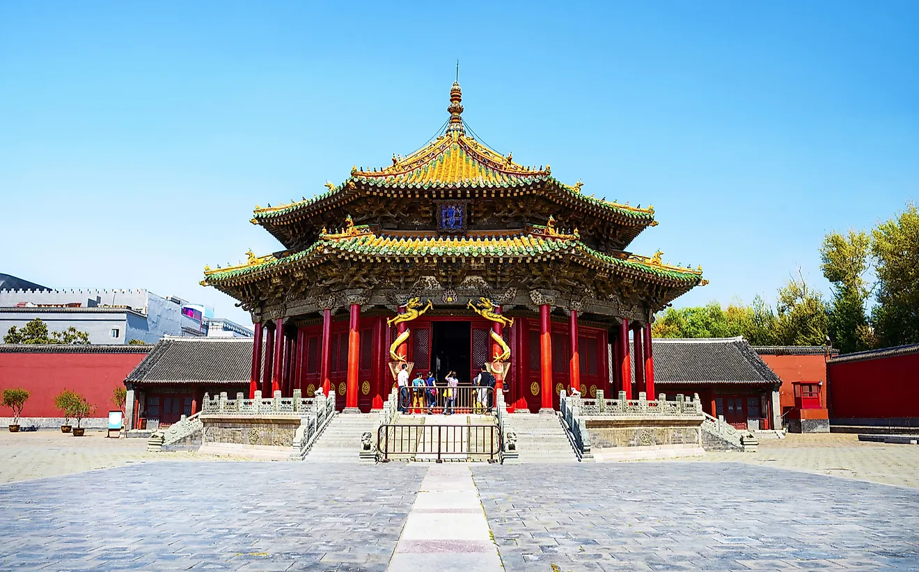 The Imperial Palace of the Qing Dynasty. 