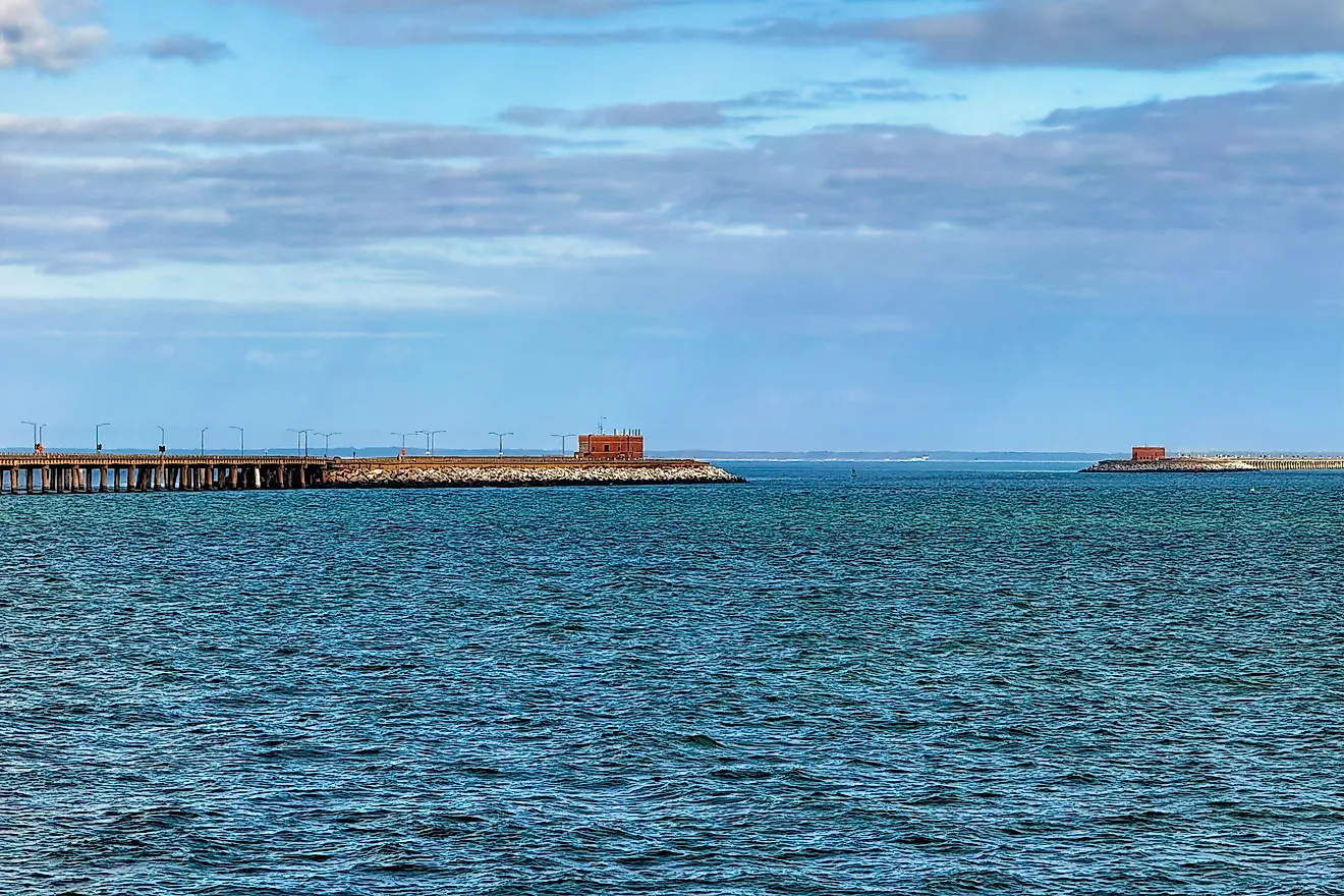 Chesapeake Bay Bridge Tunnel (CBBT), Thimble Shoals Channel Islands, in the Chesapeake Bay