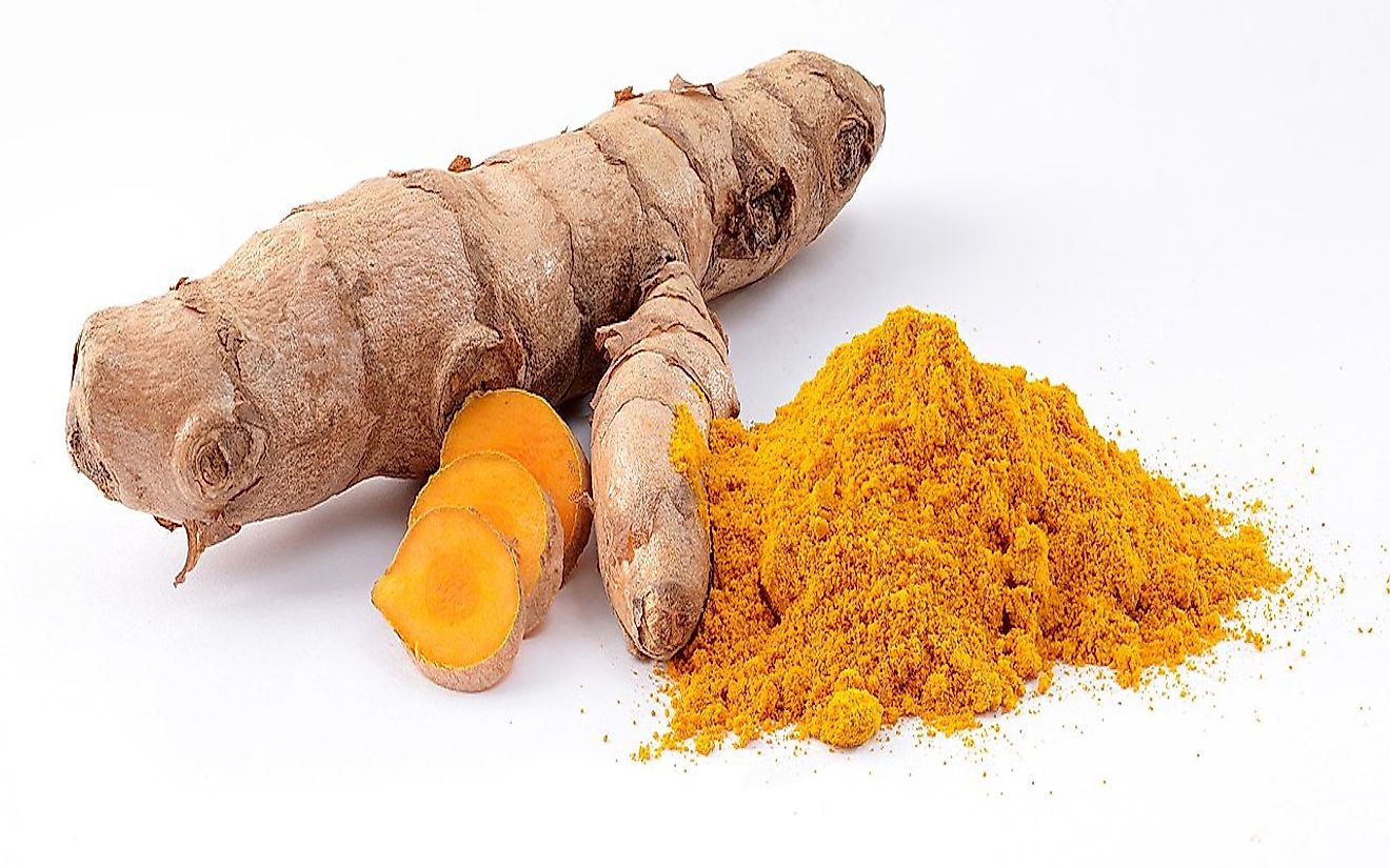 Turmeric rhizome. 