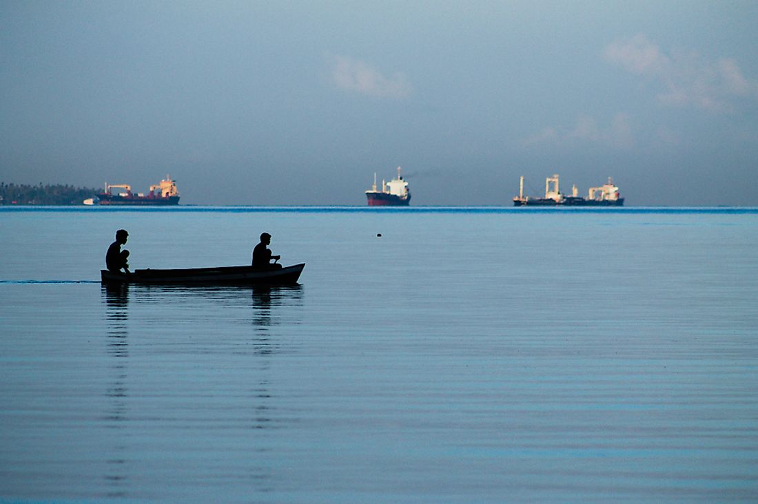 Boats in Timor-Leste.  Editorial credit: Jose_Matheus / Shutterstock.com. 