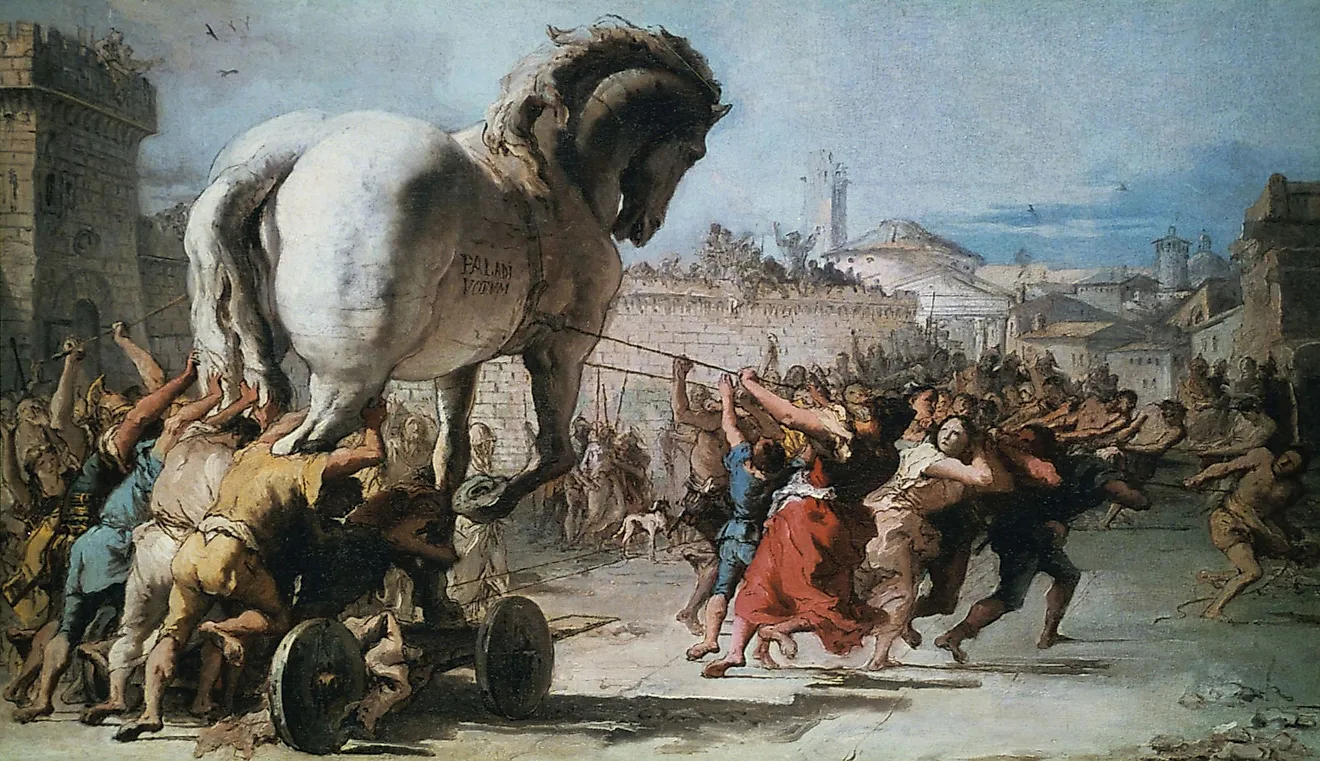 Trojan war via Brittanica.