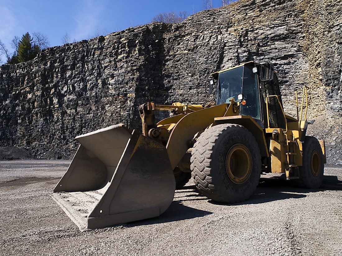 A gold mine in Canada.
