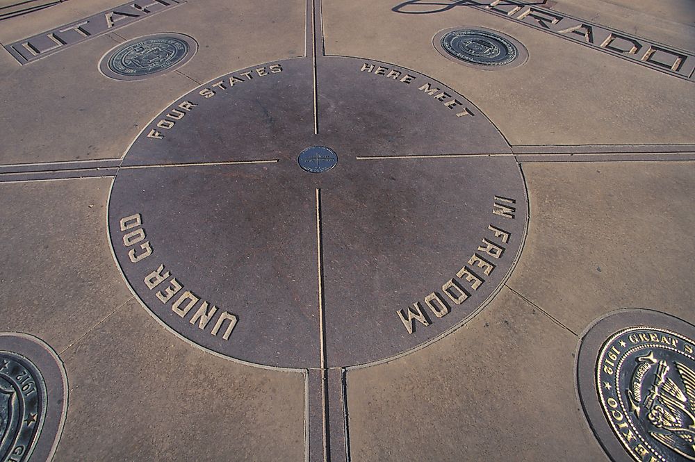 The Four Corners monument. 