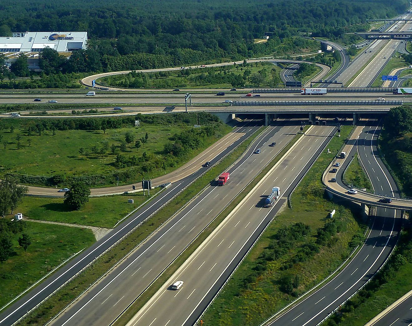 The Autobahn is the federal controlled-access highway system in Germany. 