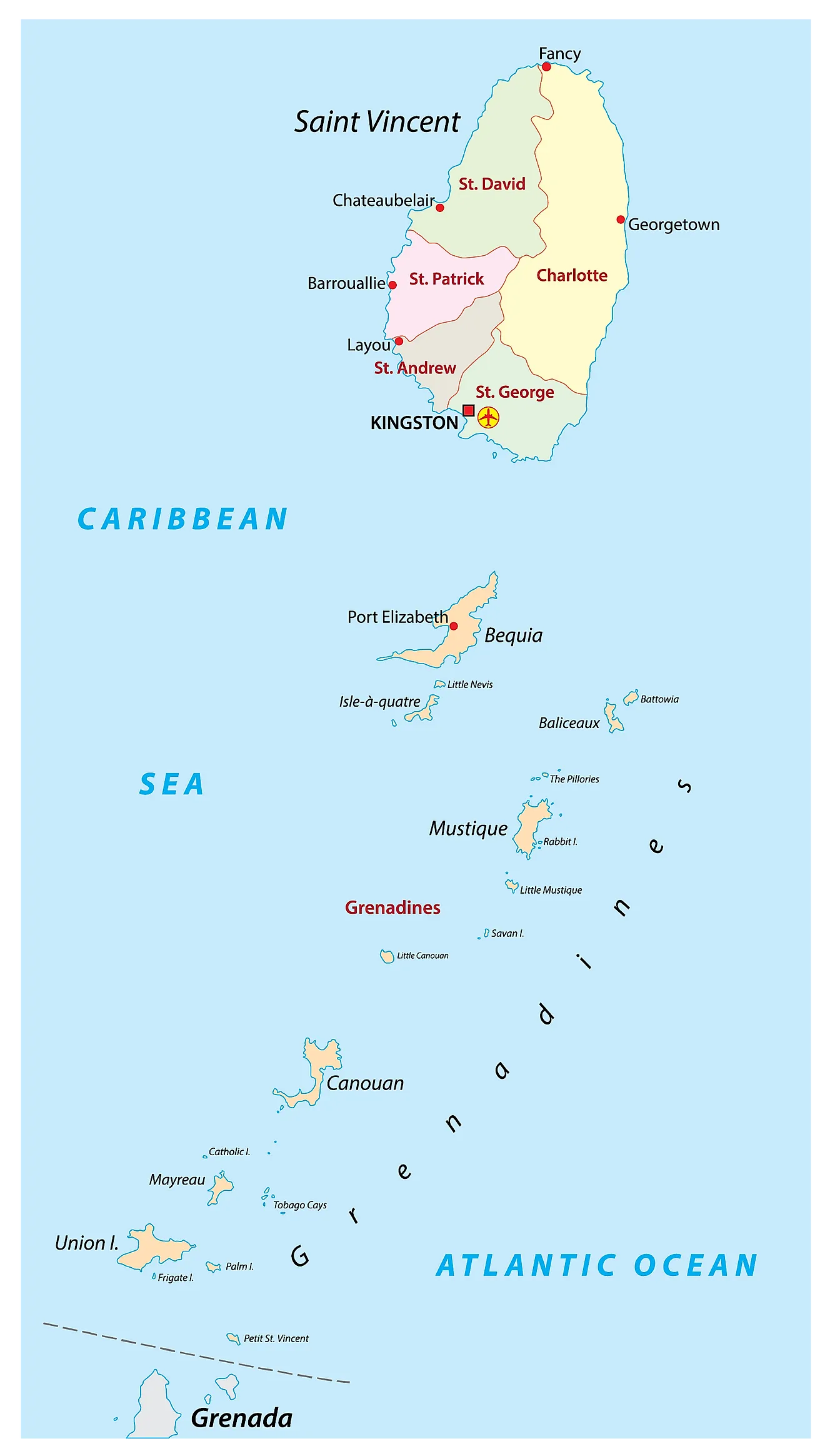 St Vincent and the Grenadines Maps & Facts - World Atlas