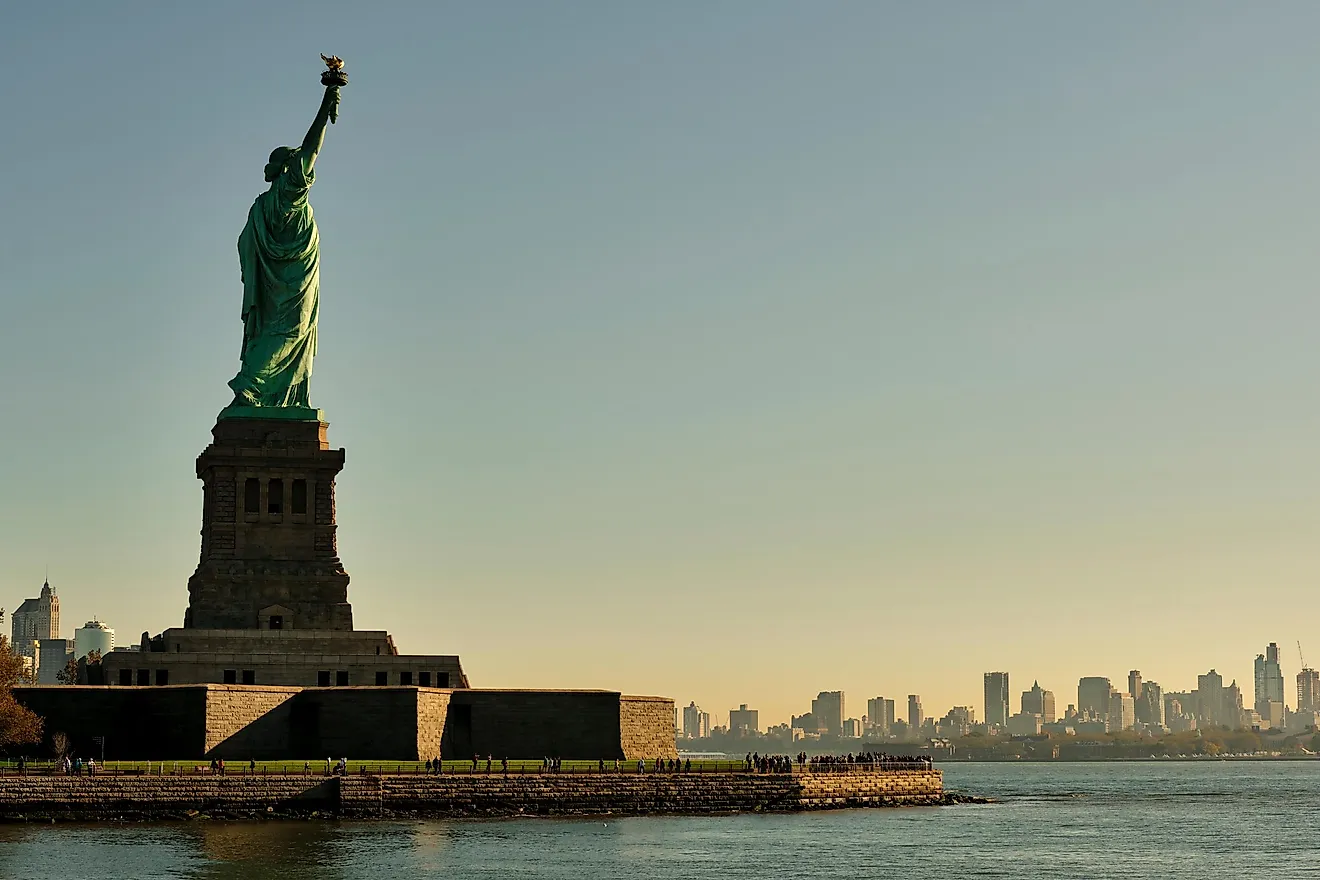 Statue of Liberty, New York, US. Image credit: Rujipart/Shutterstock