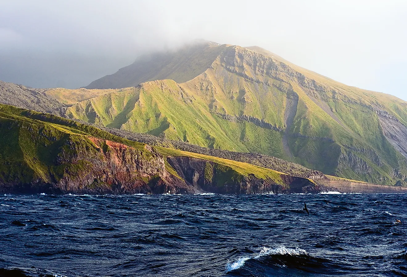 A view of the Aleutian Islands. Via Shutterstock / photomatz