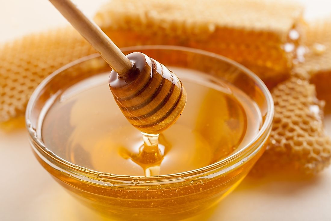 Honey can take on a different hue, depending on the nectar from which it is derived. 