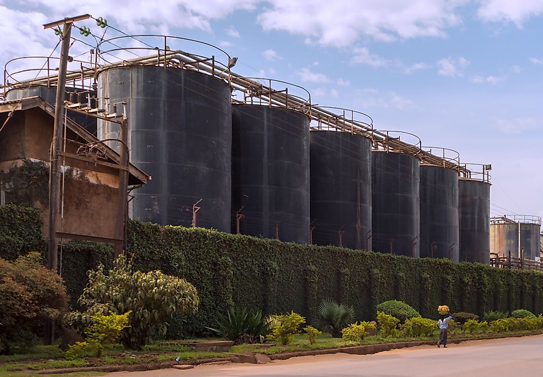 An industrial area of Kampala, Uganda. Editorial credit: Andreas Marquardt / Shutterstock.com.