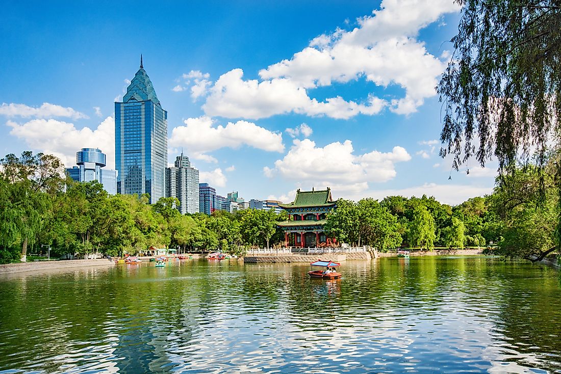 The People's Park, Ürümqi. 