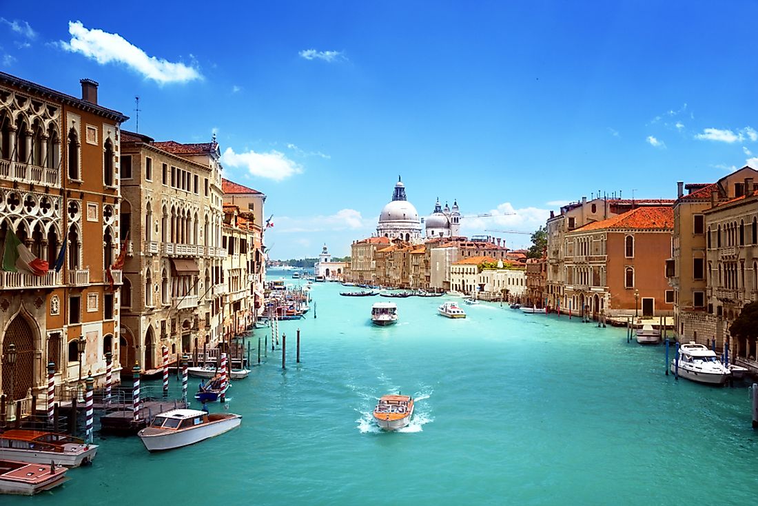 Venice is one of the most-visited places in the world. 