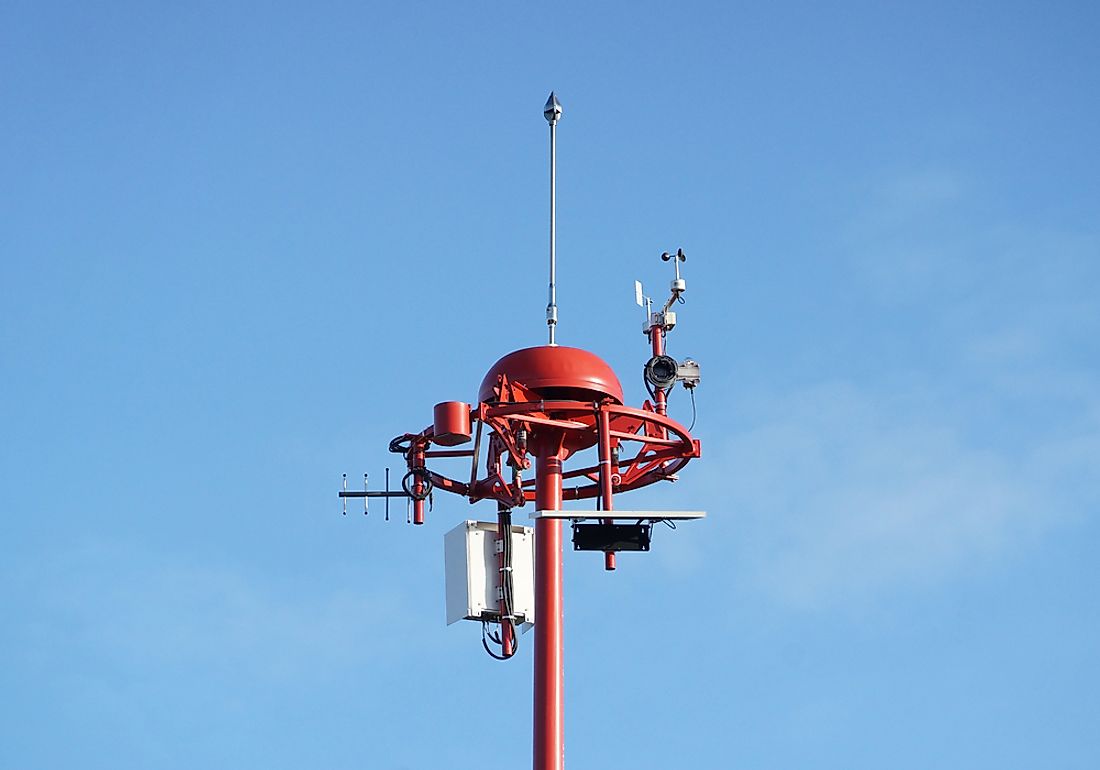 A weather measurement tool used for wind shear alerts. 