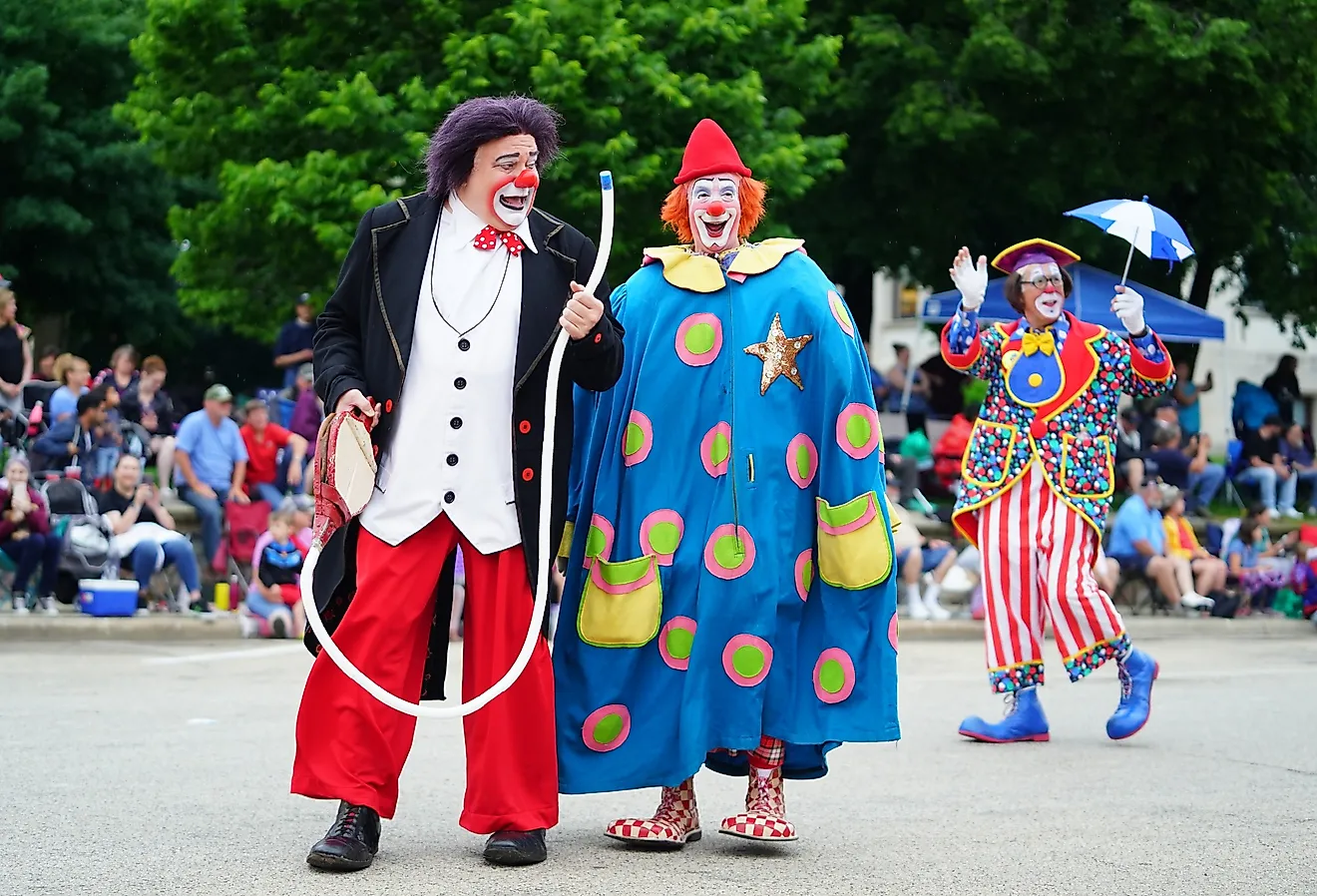 A parade at Circus World in Baraboo, Wisconsin. Image credit: Aaron of L.A. Photography / Shutterstock.com