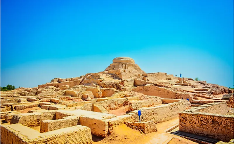 The ruins of Mohenjo Daro.