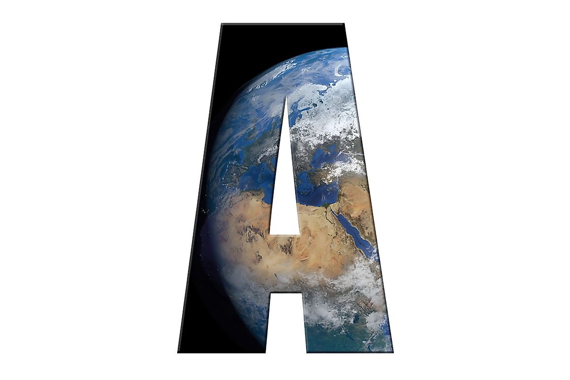 Of the 194 countries on Earth, 11 countries start with the letter A. 