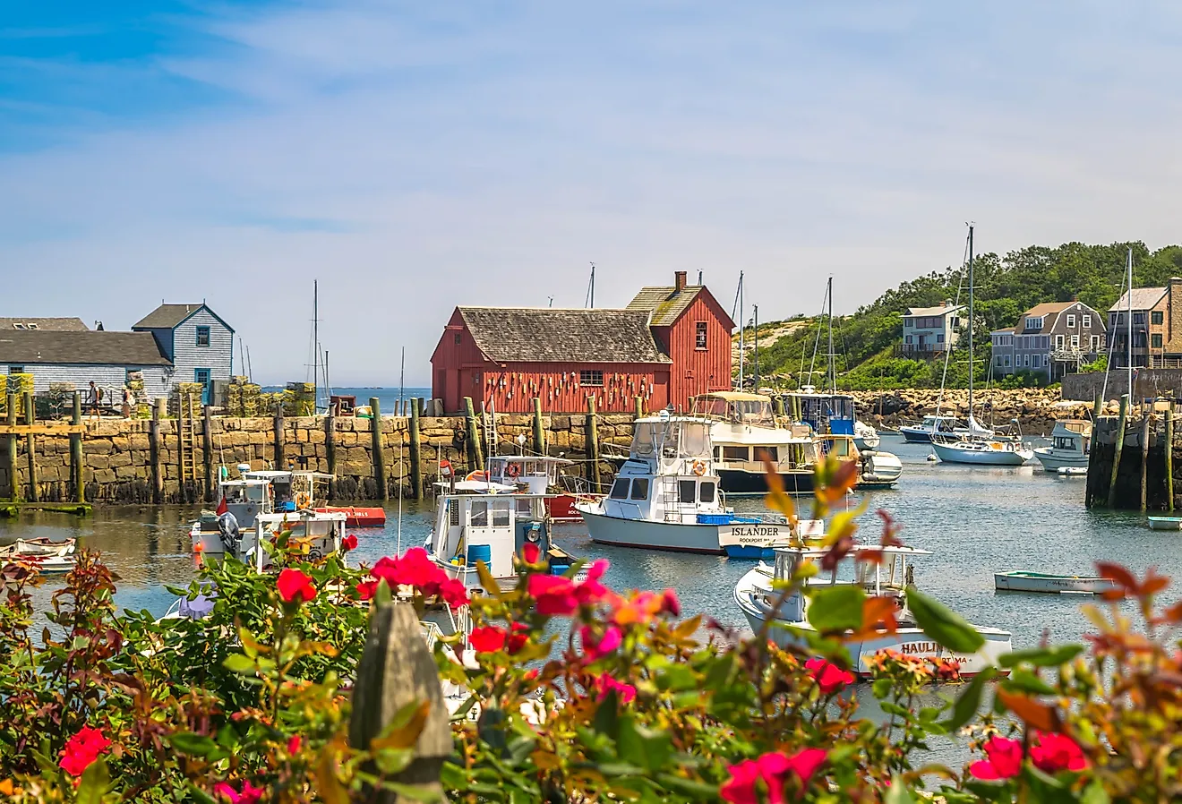 Rockport harbor, Massachusetts. Image credit Keith J Finks via Shutterstock