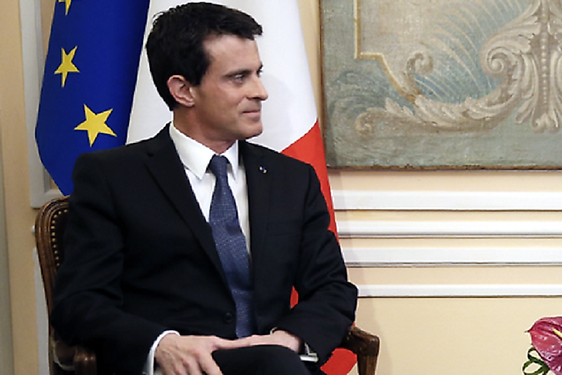 Manuel Valls, the incumbent Prime Minister of France.