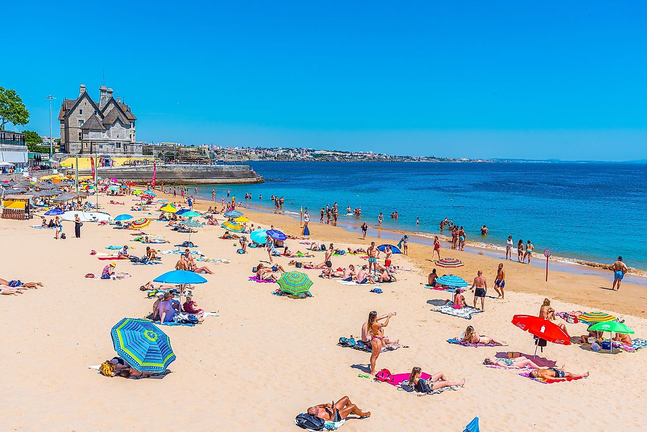 The coastal town of Cascais, Portugal.