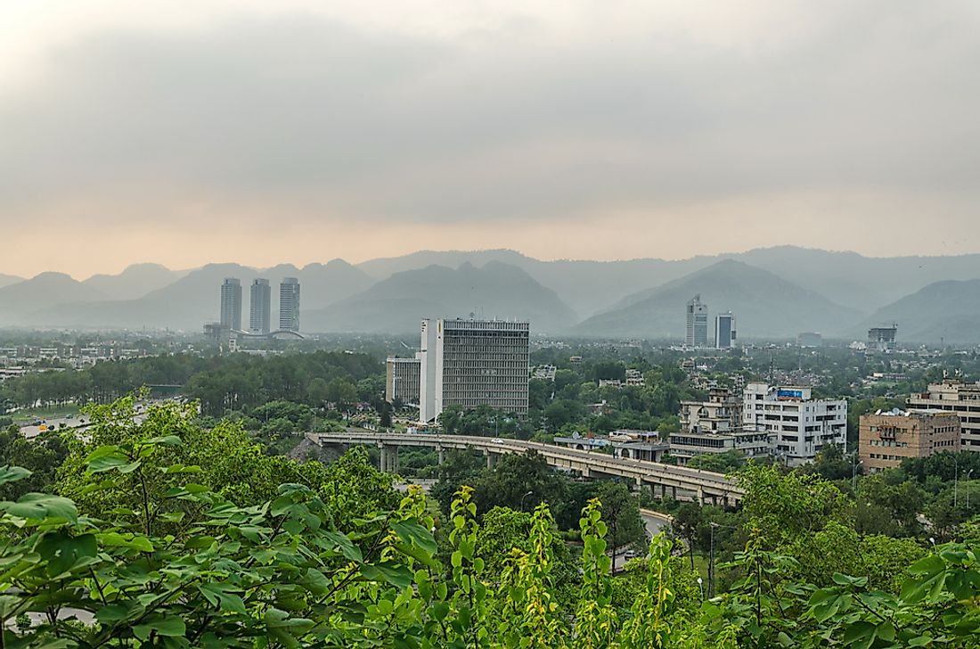 Islamabad, the capital of Pakistan. 