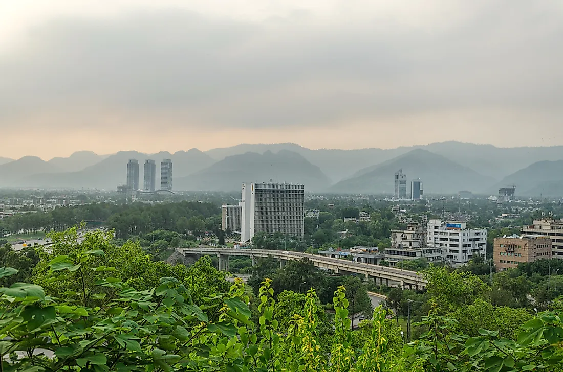 Islamabad, the capital of Pakistan. 