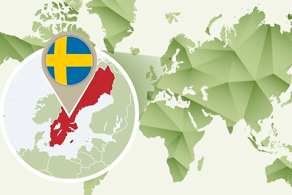 Sweden is one of the three Scandinavian countries of Northern Europe.