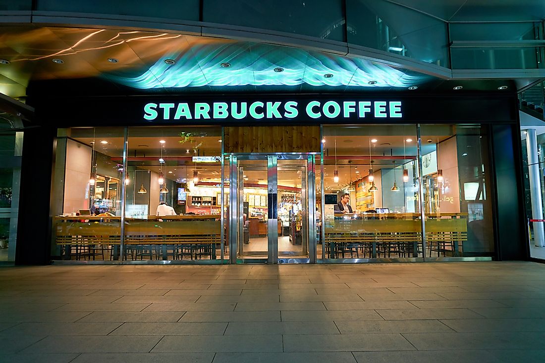 A Starbucks location in Seoul, South Korea. Editorial credit: Sorbis / Shutterstock.com.