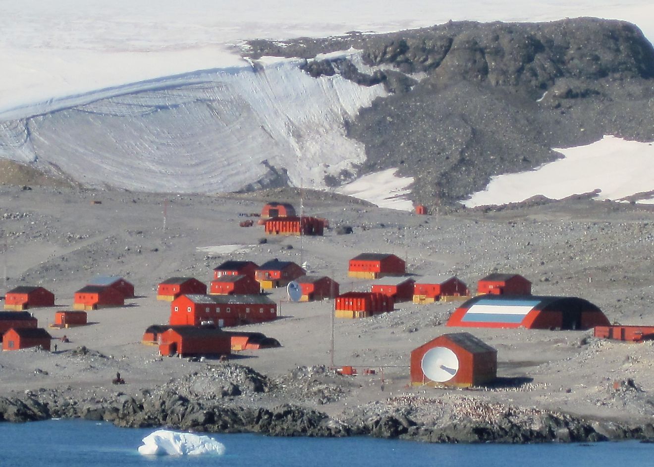 The Argentine Esperanaza Base In The Argentine Antarctica.