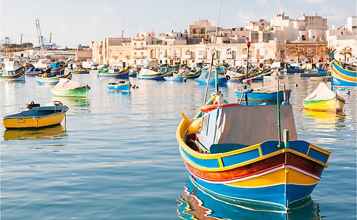 A fishing village in the south east of Malta. 