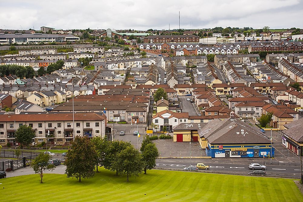 Bloody Sunday, also known as the Bogside Massacre, took place in Bogside, Derry, Northern Ireland. Editorial credit: Mick Harper / Shutterstock.com