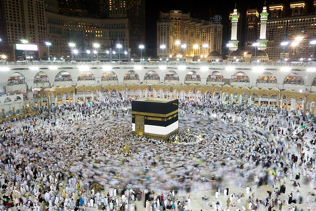 Stampedes are frequent in Mecca, Saudi Arabia where thousands of pilgrims gather every year for the Hajj pilgrimage.