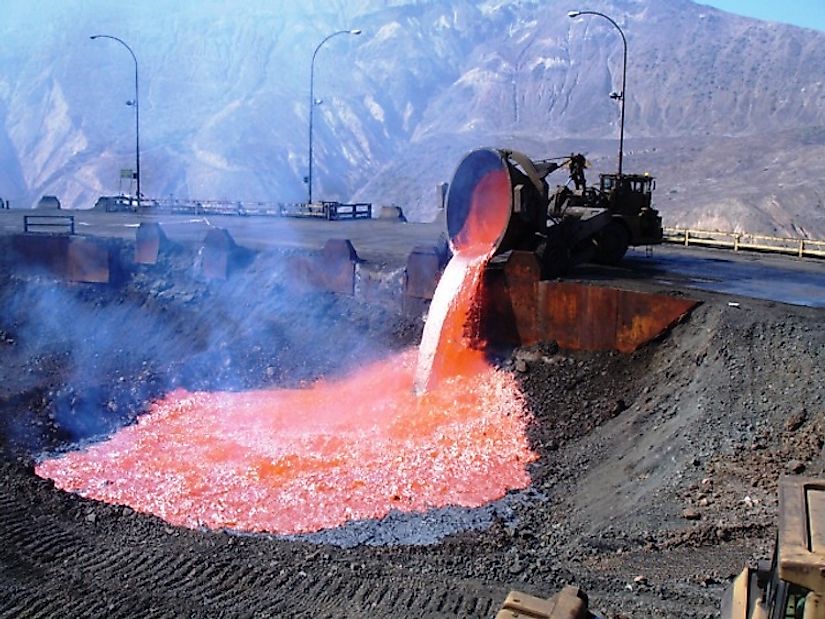 El Teniente, an underground copper mine in the commune of Machalí in the Cachapoal Province of Chile.