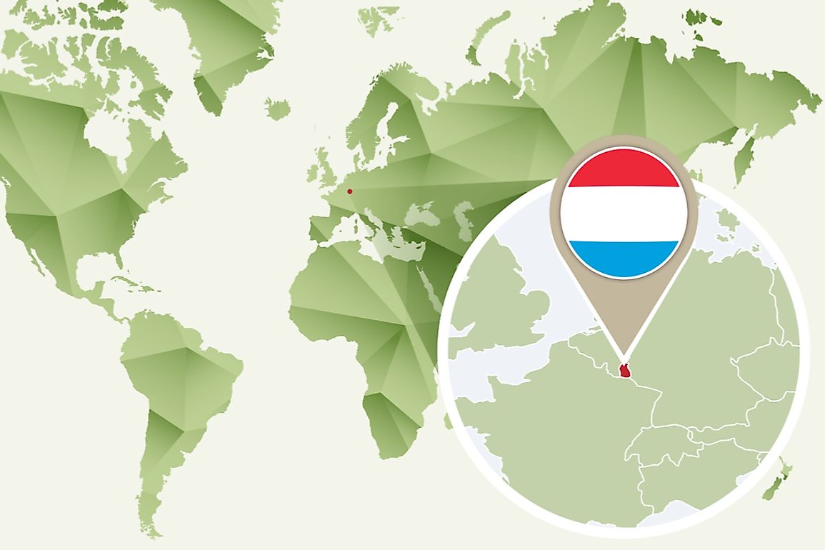 Luxembourg is landlocked by Belgium, Germany, and France.