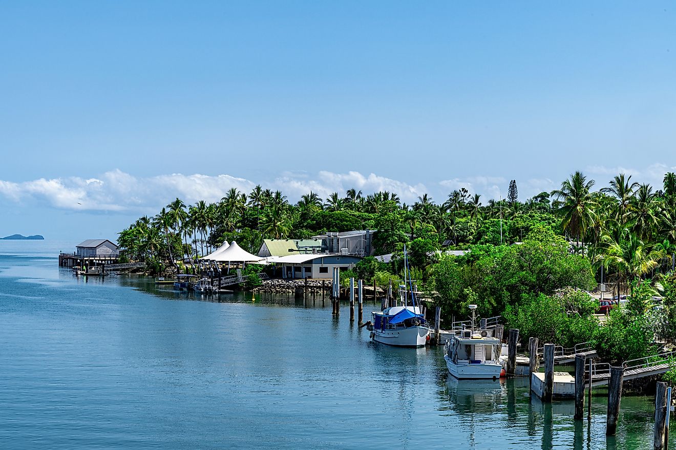 The scenic town of Port Douglas, Queensland, Australia.