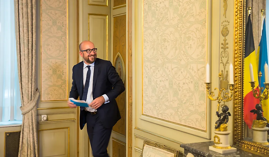 Charles Michel, prime minister of Belgium. Editorial credit: Drop of Light / Shutterstock.com.