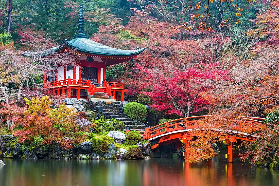 Daigo-ji Temple in Kyoto, Japan. 